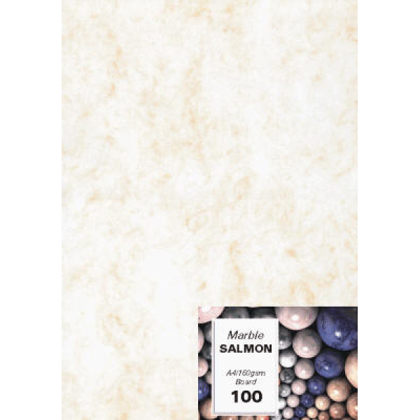 RBE A4 Marble Board 160gsm - SALMON 100 Pack RBE A4 Marble Board 160gsm - SALMON 100 Pack