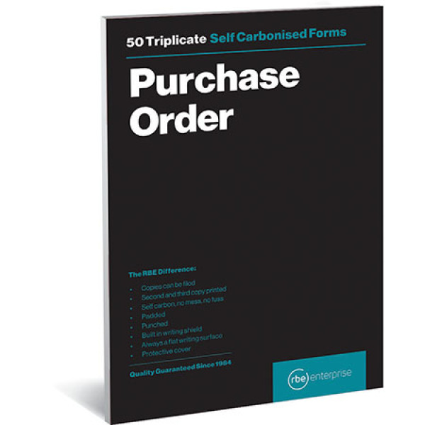RBE NC A5 Triplicate Order Pad