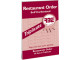 RBE NC Restaurant Order Pad Triplicate A6 - 5 Pack