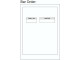 RBE NC Bar Order Pad Triplicate A7 - 5 Pack