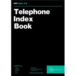 RBE A5 Telephone Index Book A-Z - 100 Pages