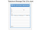 RBE Telephone Message Book - 6 To View NCR - 300 Messages RBE Telephone Message Book - 6 To View NCR - 300 Messages