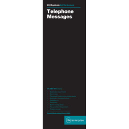 RBE Telephone Message Book - 4 To View NCR - 200 Messages
