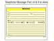 RBE Telephone Message Book - 4 To View NCR - 200 Messages