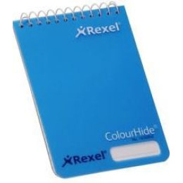 Rexel Colourhide Pocket Notebook 96 Pages - Blue