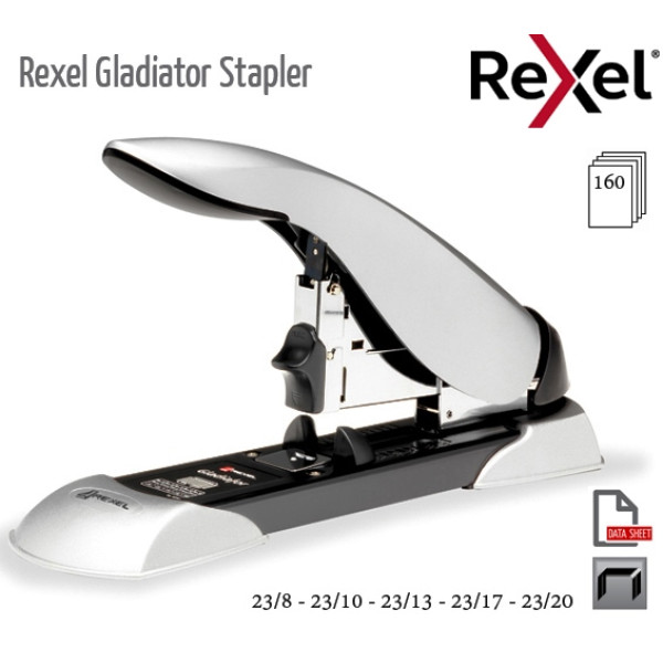 REXEL Gladiator Heavy Duty Stapler (160 Sheet)
