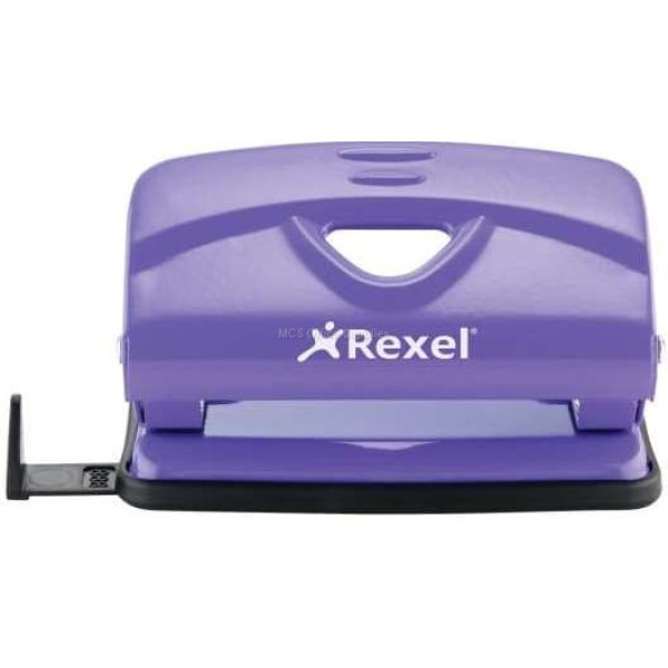 REXEL V210 Value 2-Hole Punch - Purple (10 Sheet)