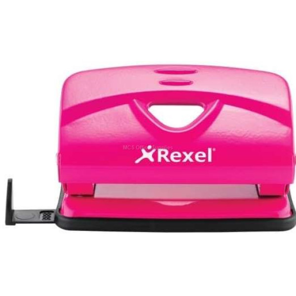REXEL V210 Value 2-Hole Punch - Pink (10 Sheet)