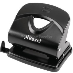 REXEL V230 Value 2-Hole Metal Punch - Black (30 Sheet)