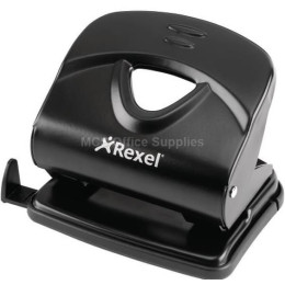 REXEL V230 Value 2-Hole Metal Punch - Black (30 Sheet)