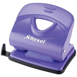 REXEL V230 Value 2-Hole Metal Punch - Purple (30 Sheet)