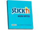 Stick'n Notes Neon 76x76mm Blue (100 Sheets)
