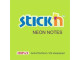 Stick'n Notes Neon 76x76mm Lime (100 Sheets)