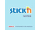 Stick'n Notes Pastel 76x76mm Blue (100 Sheets)