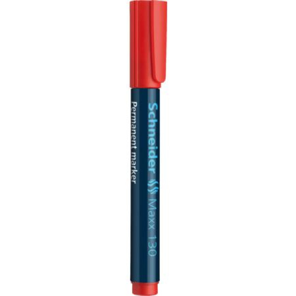 Schneider Maxx 130 Bullet Tip Permanent Marker - Red