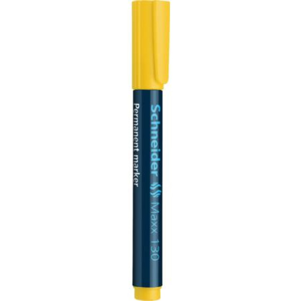 Schneider Maxx 130 Bullet Tip Permanent Marker - Yellow