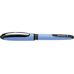 SCHNEIDER One Hybrid Steel Needle Tip 0.5mm Rollerball Pen BLACK