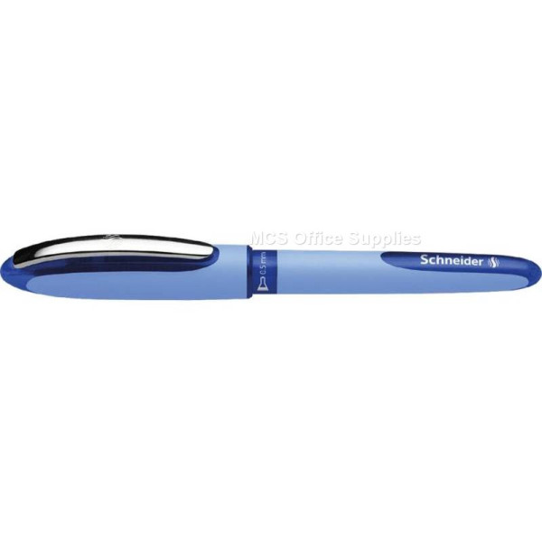 SCHNEIDER One Hybrid Steel Needle Tip 0.5mm Rollerball Pen BLUE SCHNEIDER One Hybrid Steel Needle Tip 0.5mm Rollerball Pen BLUE