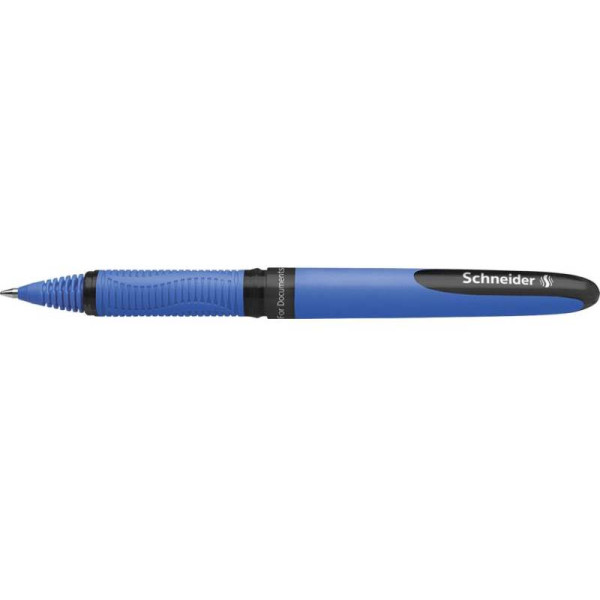 SCHNEIDER One Hybrid Steel Conical Tip 0.5 Rollerball Pen BLACK SCHNEIDER One Hybrid Steel Conical Tip 0.5 Rollerball Pen BLACK