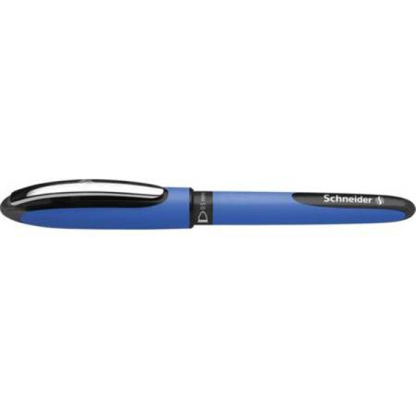 SCHNEIDER One Hybrid Steel Conical Tip 0.5 Rollerball Pen BLACK SCHNEIDER One Hybrid Steel Conical Tip 0.5 Rollerball Pen BLACK