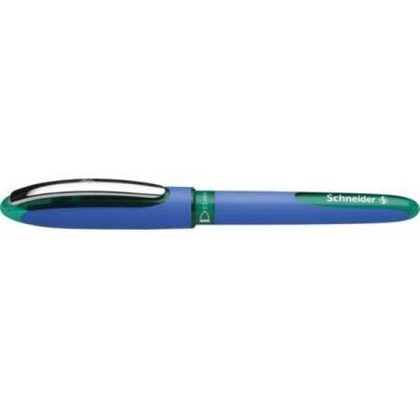 SCHNEIDER One Hybrid Steel Conical Tip 0.5 Rollerball Pen GREEN SCHNEIDER One Hybrid Steel Conical Tip 0.5 Rollerball Pen GREEN