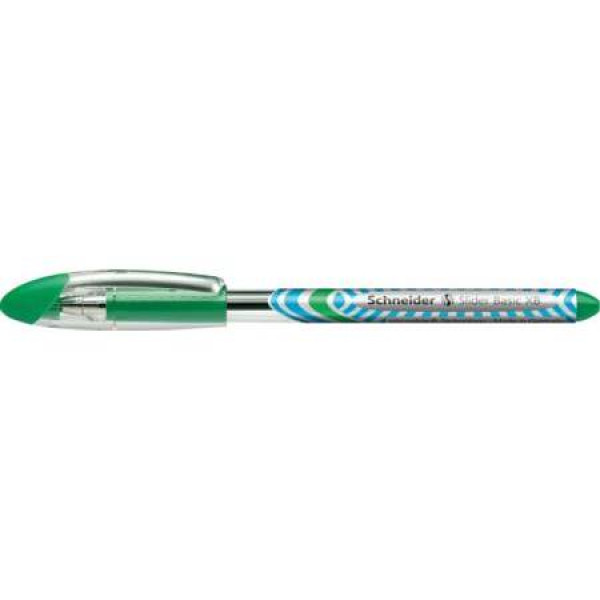 Schneider Slider Basic XB Ballpoint Pen Green Schneider Slider Basic XB Ballpoint Pen Green