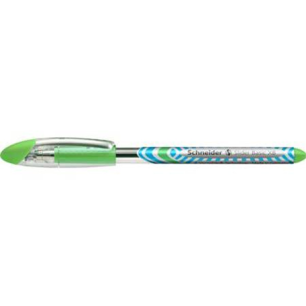 Schneider Slider Basic XB Ballpoint Pen Light Green