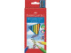 Faber-Castell Full Length Triangular Junior Grip Colour Pencils - 10's Faber-Castell Full Length Triangular Junior Grip Colour Pencils - 10's