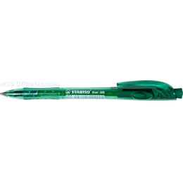 STABILO 308M Liner Retractable Ballpoint Pen Green