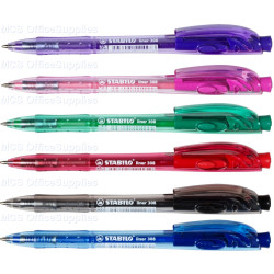 STABILO 308M Liner Retractable Ballpoint Pen Wallet 6