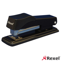 REXEL Standard 100 Half Strip Metal Stapler - Black (20 Sheet)