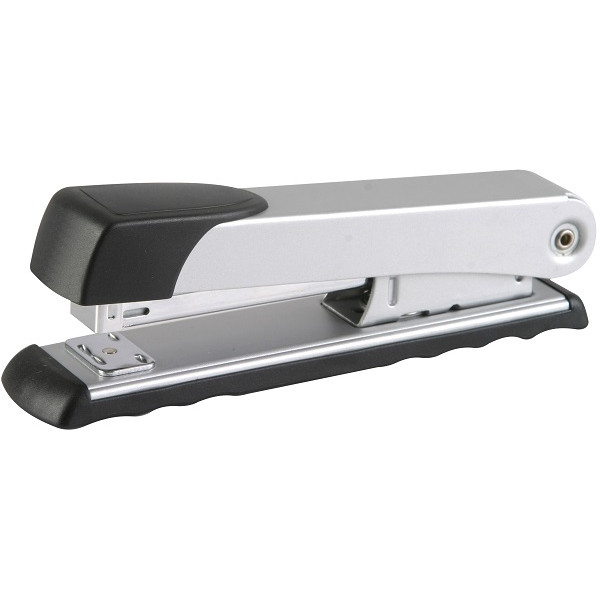 PARROT Metallic Desktop Large Stapler - Silver (20 Pages) PARROT Metallic Desktop Large Stapler - Silver (20 Pages)