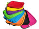 Treeline canvas book bags with gussets shown in assorted colours
