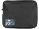 Treeline Black Canvas Book Bag with 5cm Gusset Black Treeline canvas book bag with zip closure, 5cm gusset and clear name-card holder