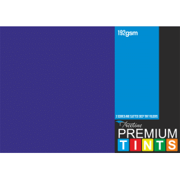 TREELINE Bright Deep Tint Board Folders 192gsm Foolscap Purple Pack 100
