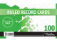 Treeline Ruled Record Cards 127 x 203mm. Treeline Ruled Record Cards 127 x 203mm.
