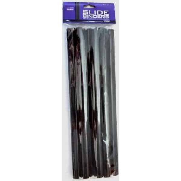 Treeline Slide Binders 10mm Black - 10 Pack Treeline Slide Binders 10mm Black - 10 Pack