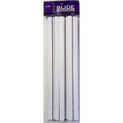 Treeline Slide Binders 10mm White - 10 Pack Treeline Slide Binders 10mm White - 10 Pack