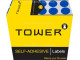 Tower Colour Code Labels Round 13mm Diameter Blue Tower Colour Code Labels Round 13mm Diameter Blue