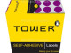 Tower Colour Code Labels Round 13mm Diameter Purple Tower Colour Code Labels Round 13mm Diameter Purple