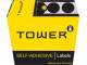 Tower Colour Code Labels Round 19mm Diameter Black Tower Colour Code Labels Round 19mm Diameter Black