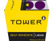 Tower Colour Code Labels Round 25mm Diameter Purple Tower Colour Code Labels Round 25mm Diameter Purple