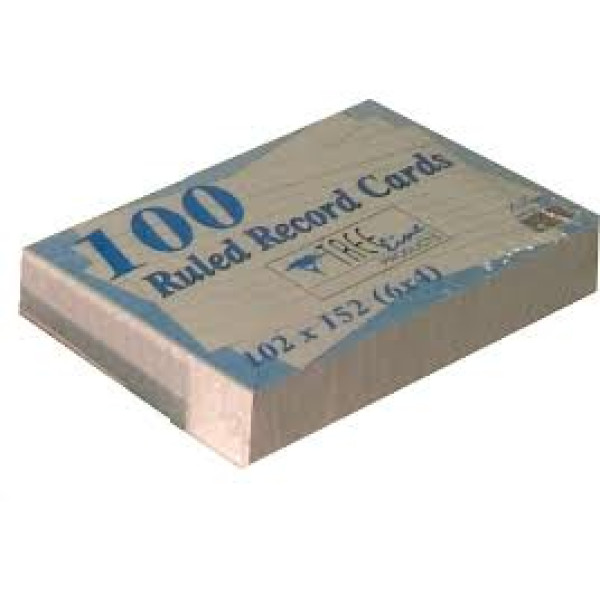 Treeline Ruled Record Cards 102 x 152mm Treeline Ruled Record Cards 102 x 152mm