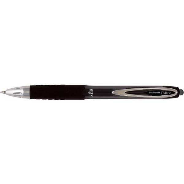 UNI Ball 0.7mm 207 Signo Rollerball Pen Black UNI Ball 0.7mm 207 Signo Rollerball Pen Black