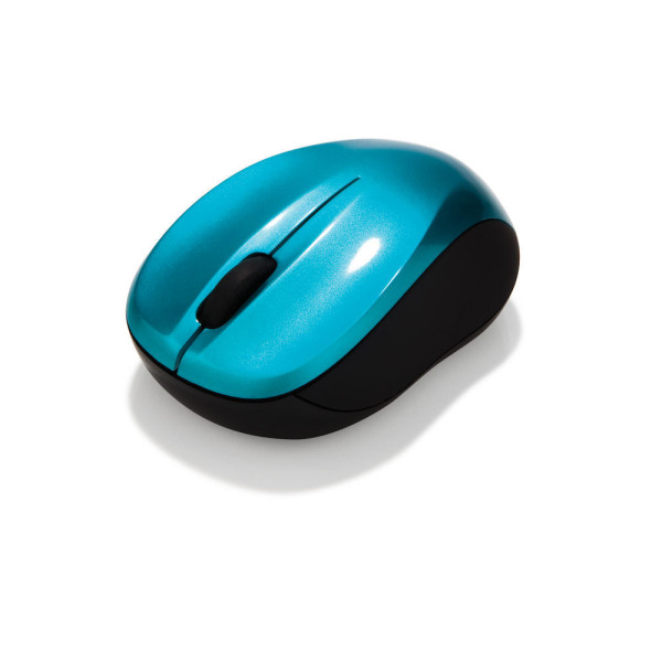 VERBATIM - Go Nano Wireless Mouse - Caribbean Blue
