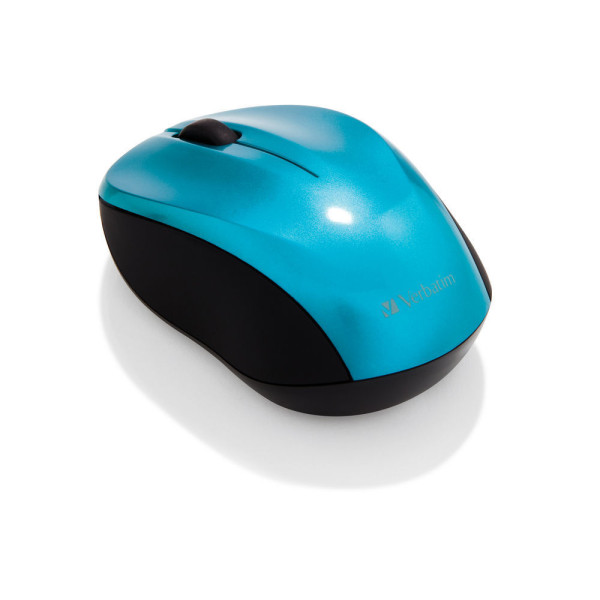 VERBATIM - Go Nano Wireless Mouse - Caribbean Blue
