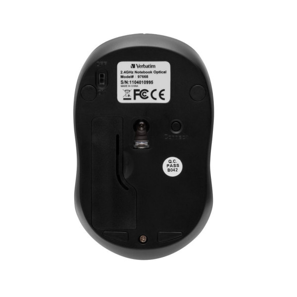 VERBATIM - Go Nano Wireless Mouse - Caribbean Blue