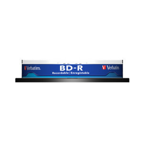 VERBATIM - BD-R BLU-RAY Single Layer 6X Speed (Spindle 10)