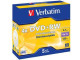 VERBATIM - DVD+RW Matt Silver 4x Speed (Jewel Case - 5 Pack)