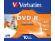 VERBATIM - DVD-R Printable 16x Speed 4.7Gb (Jewel Case - 10 Pack)